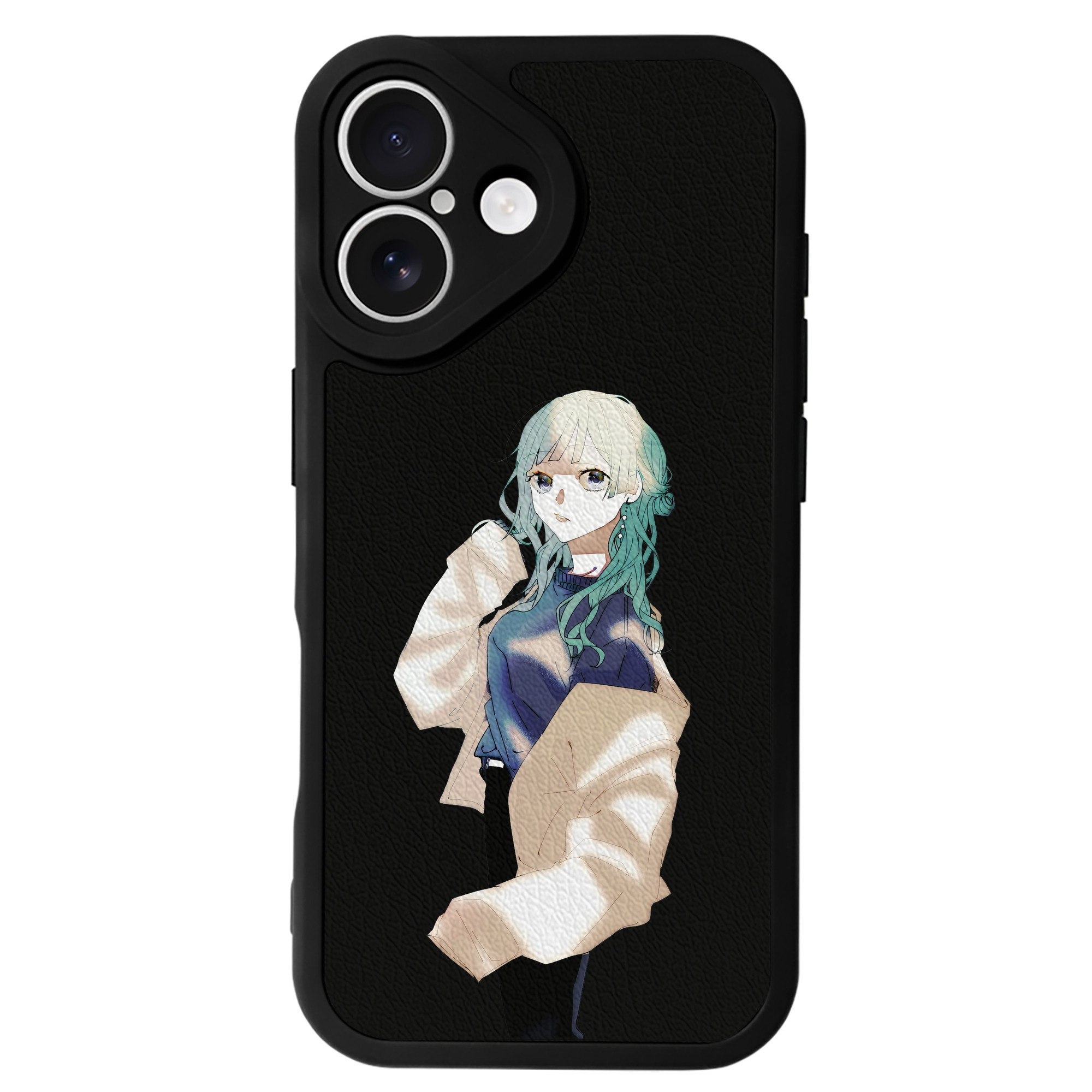 （画像用） 呪術廻戦 Jujutsu Kaisen 【iPhone 16シリーズ対応】シリコンスマホケース（レザー調） 材質：シリコン